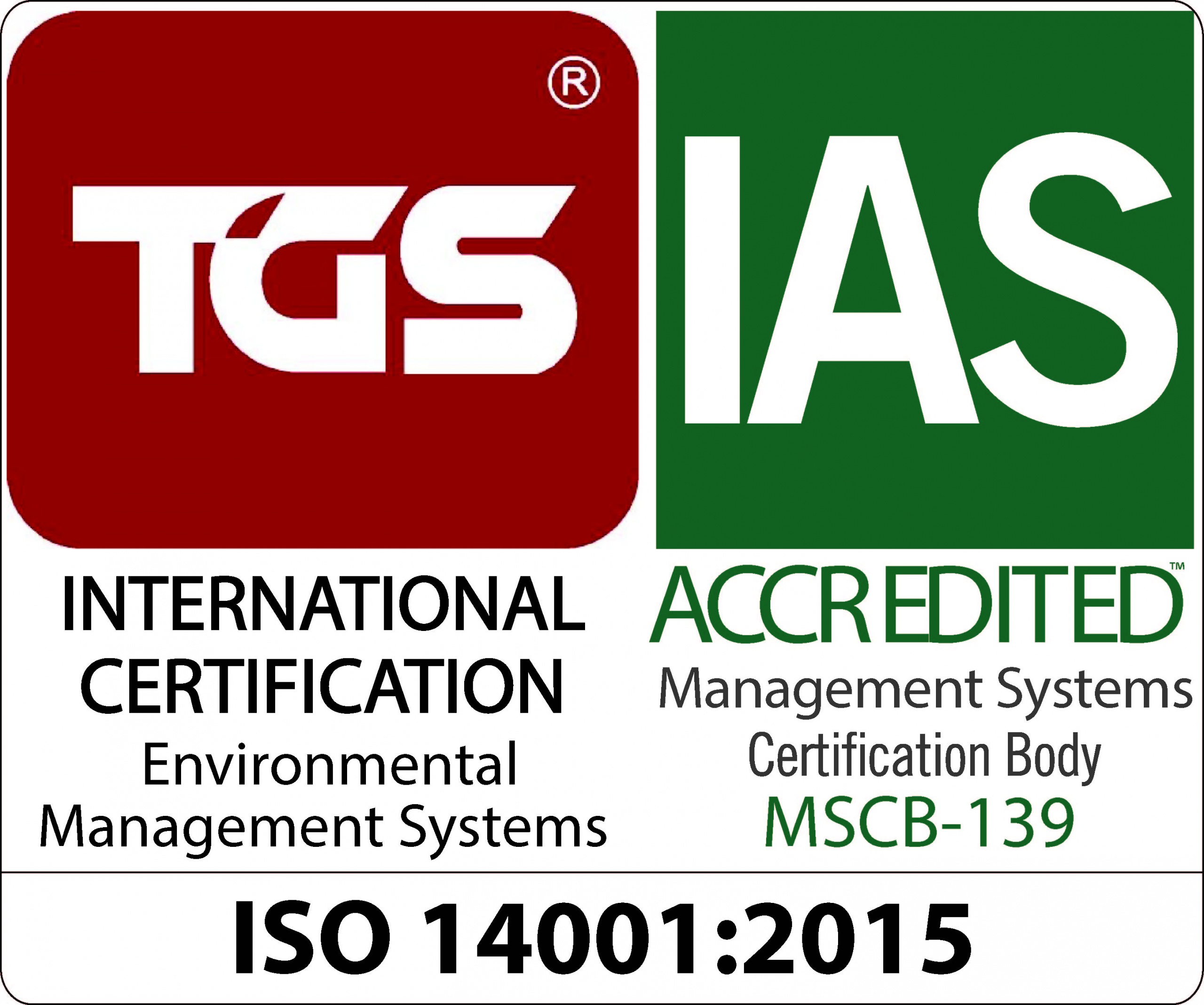 ISO 14001 IAS Logo